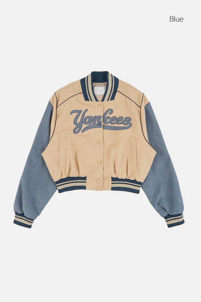New york embroidery varsity jacket