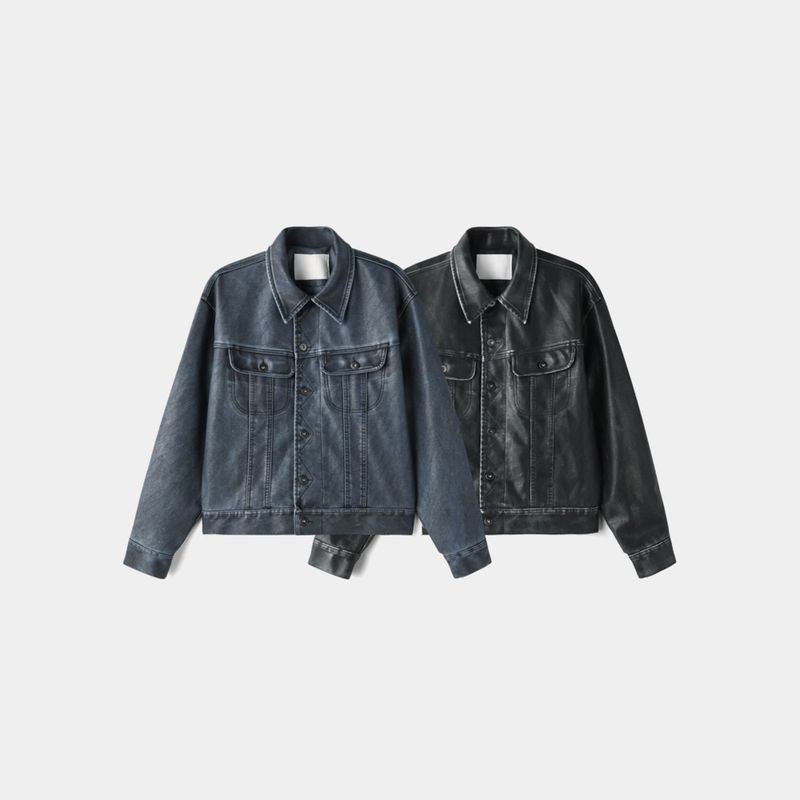 OWN Rex Leather Tracker Jacket (2 colors)