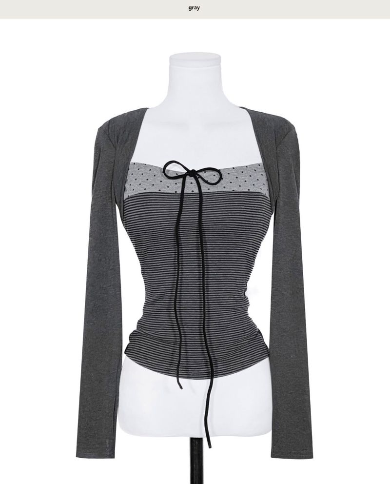 coty dot deep square glam top