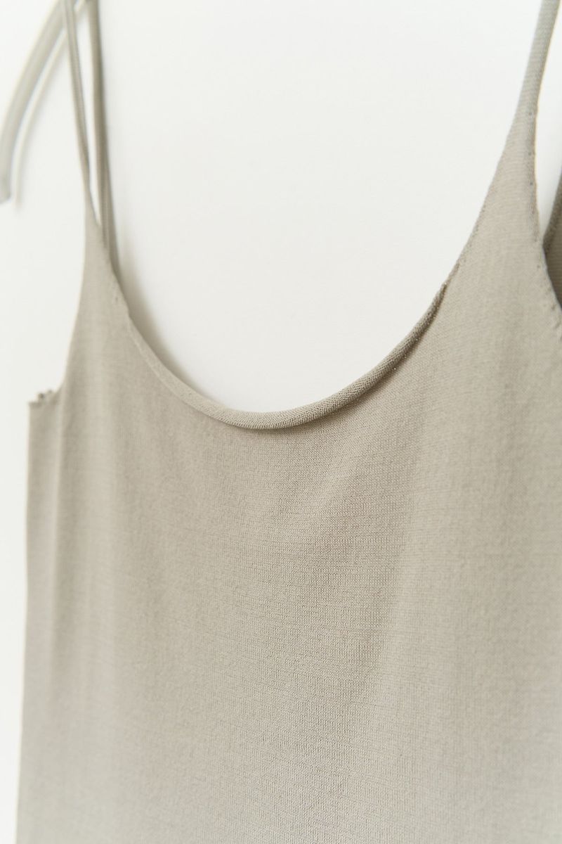 (W) Mono Slip Knit Sleeveless