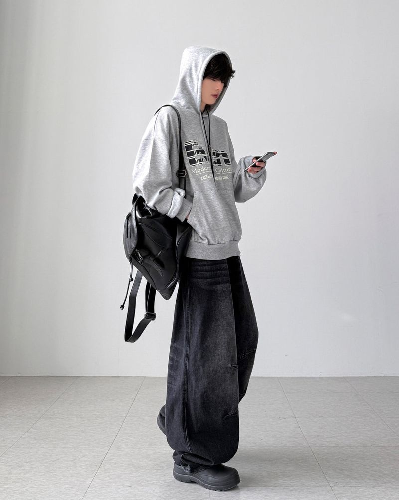 Iglen Check Over Hoodie