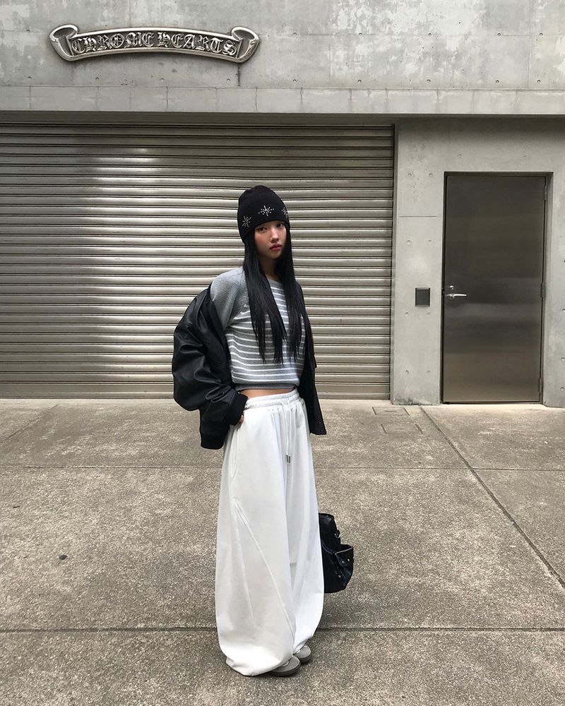 [ORIGINAL] Fib Pintuck Wide Training Two-Way Pants