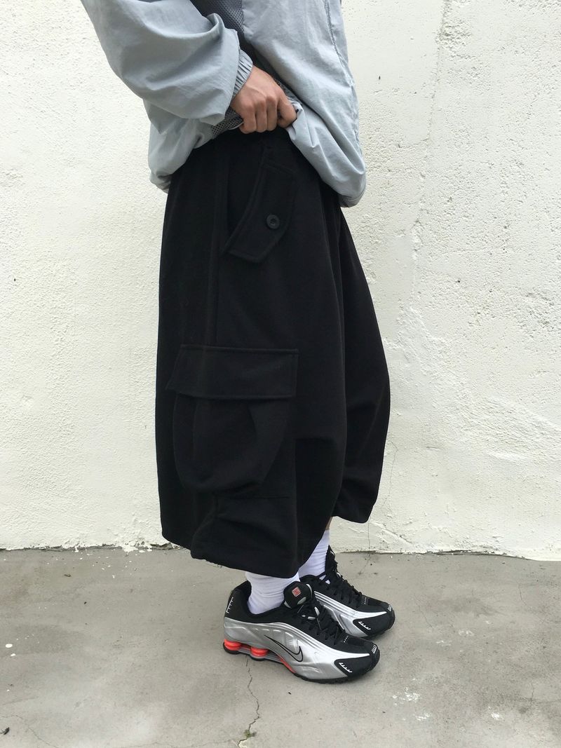 [Sweat.ver] Amekaji loose cargo sweatpants 4C