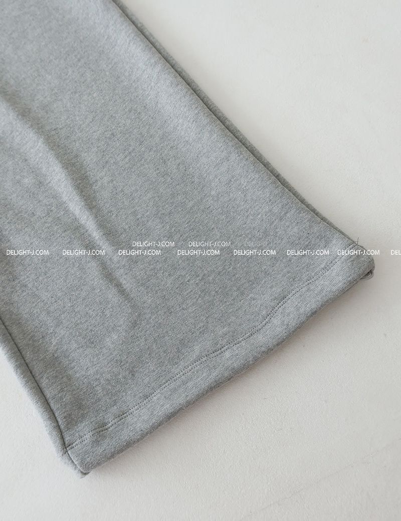Punching eyelet string wide pants