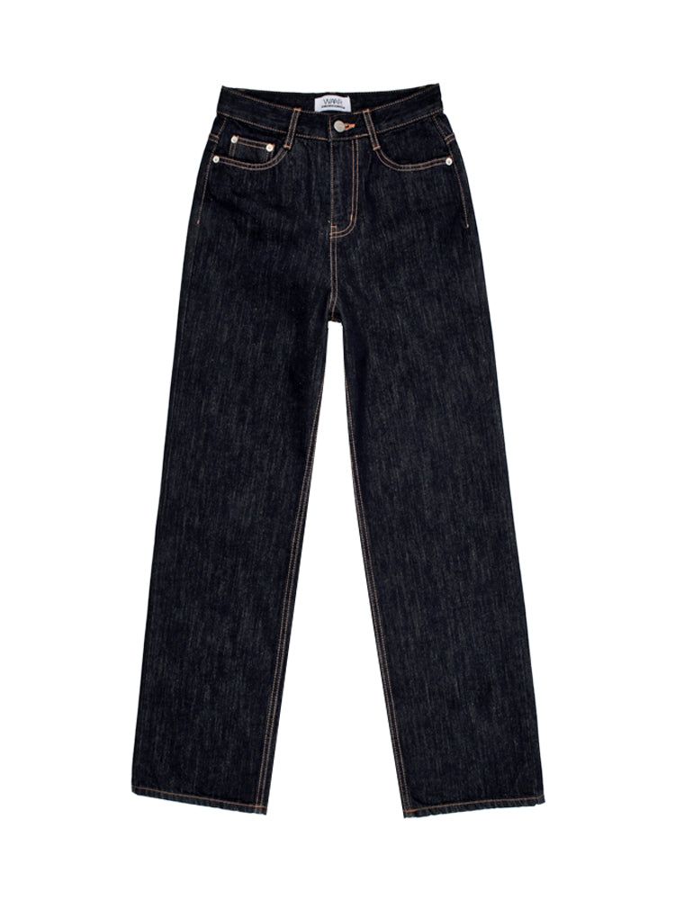 W57 WIDE DENIM PANTS_DEEP BLUE