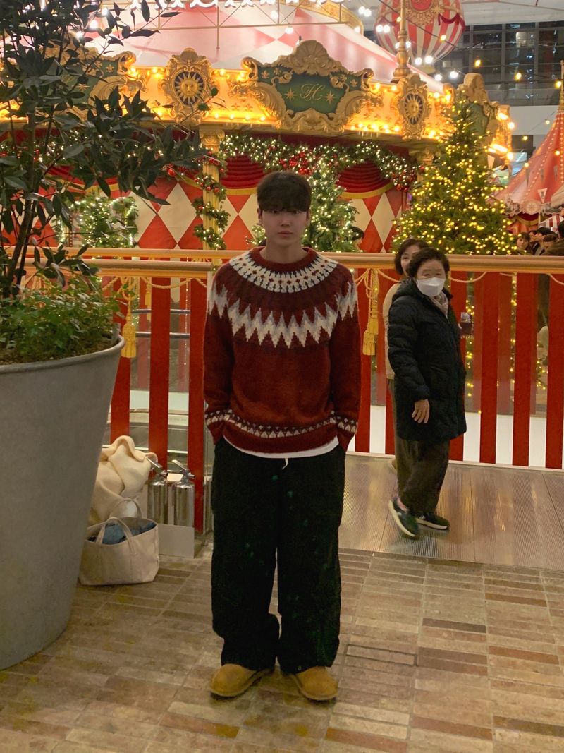 Melt Nordic Hair Knit