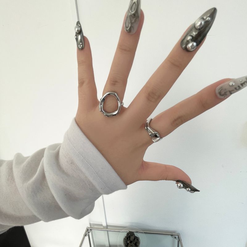 Molten Wave Crest Ring