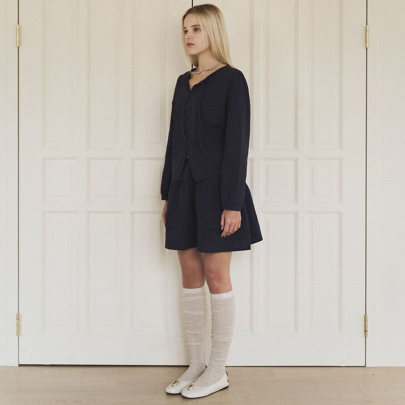 Bright some blouse (navy)