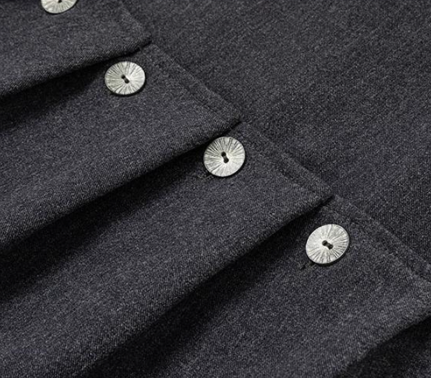 Nerine Asymmetric Button Jacket