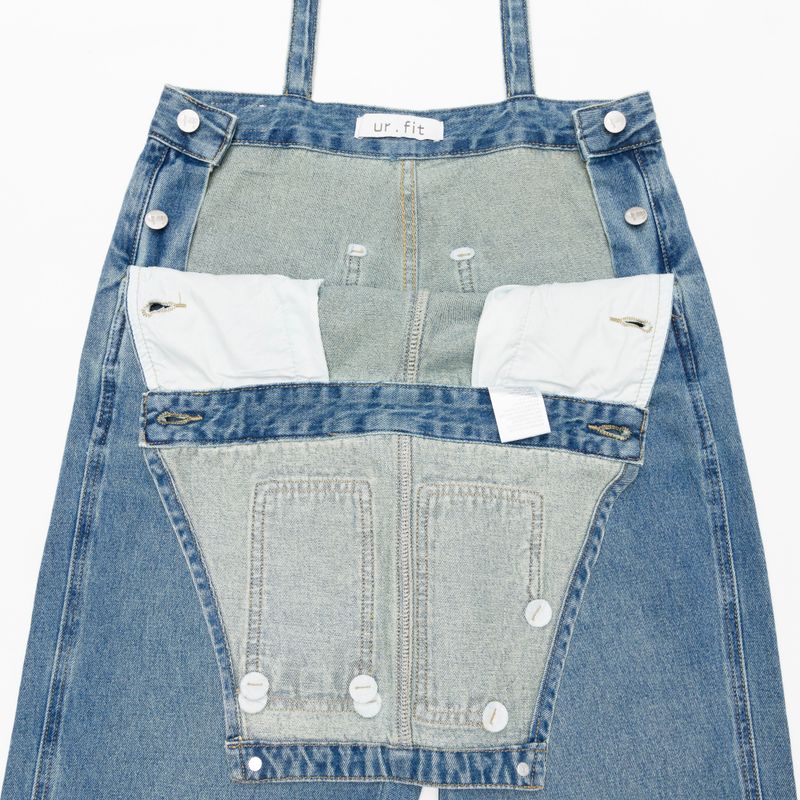 INCISION OVERALL DENIM PANTS code 21103