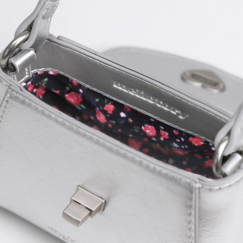 HEART LOCK MINI BAG (SILVER)
