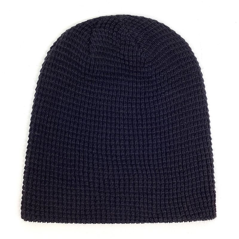 Ribbon Summer Knit Beanie [Black]