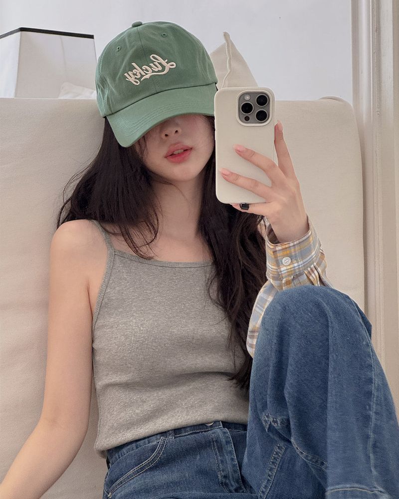 MAYBINS(メイビンス)の「Lucky lettering ball cap(Hats)」