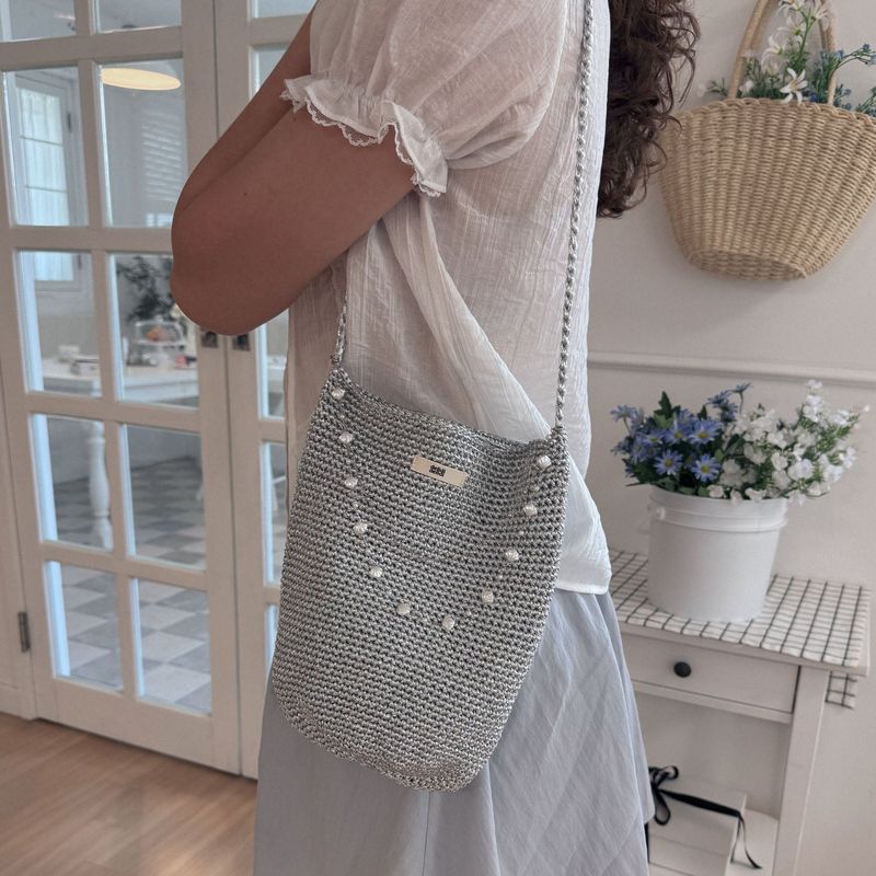 delidi（ディライディ）の「Silver knit bag（Bags）」