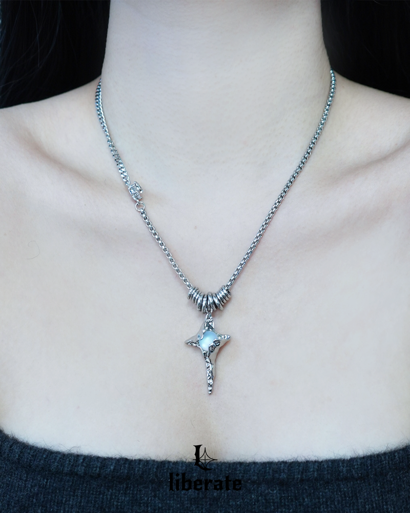 Moonstone Bold Chain Unique Necklace