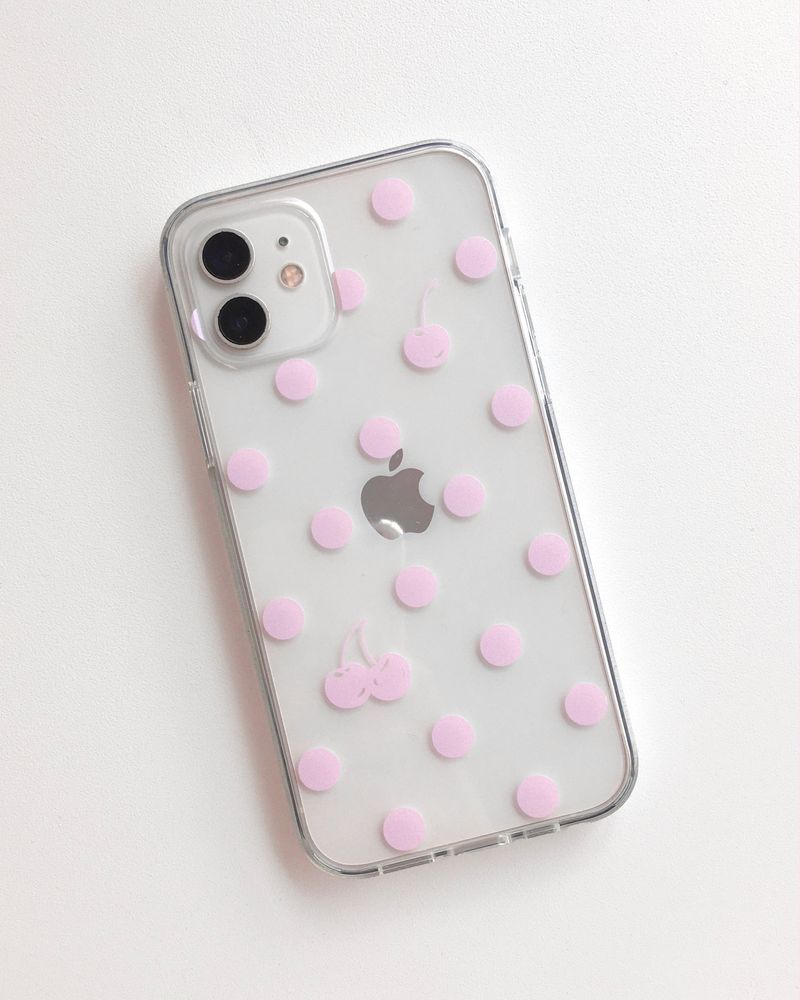 Dot Cherry Gel Case