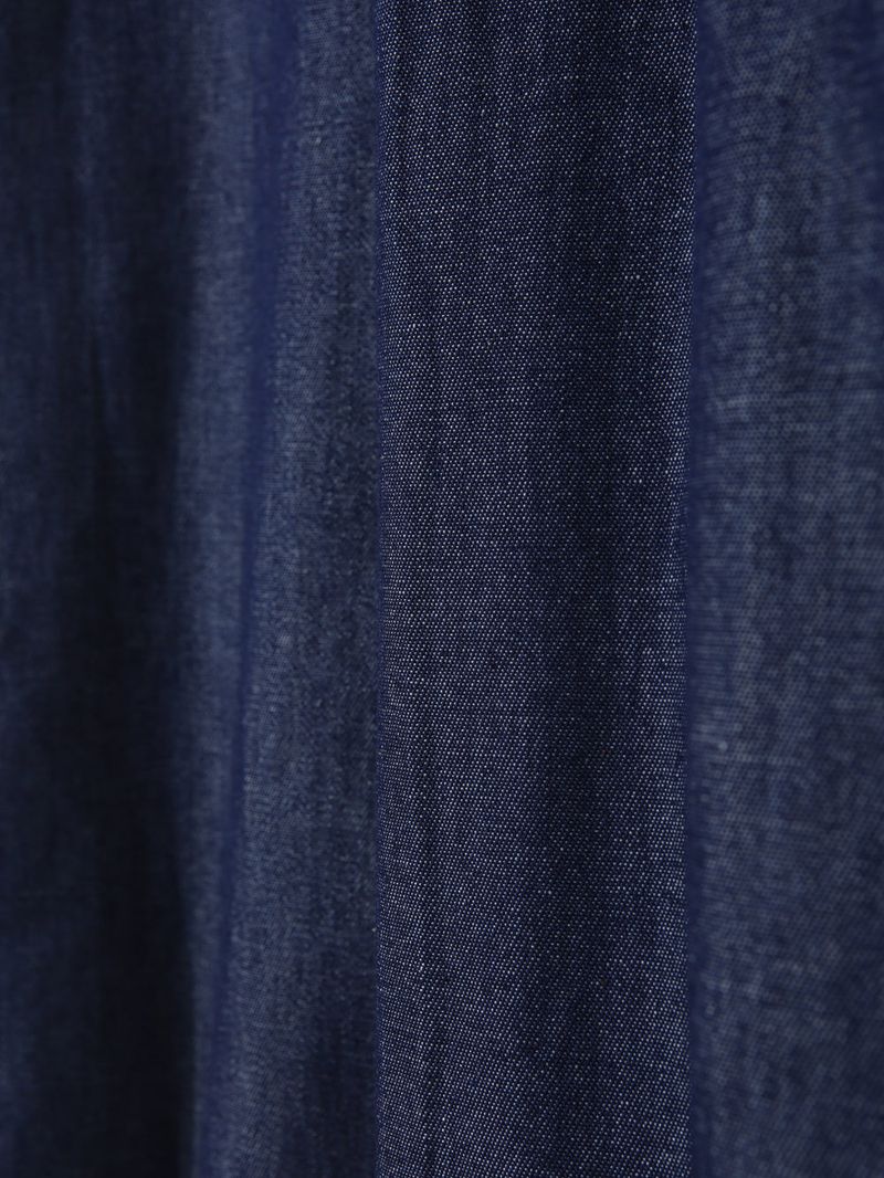 Indigo set-up denim shorts