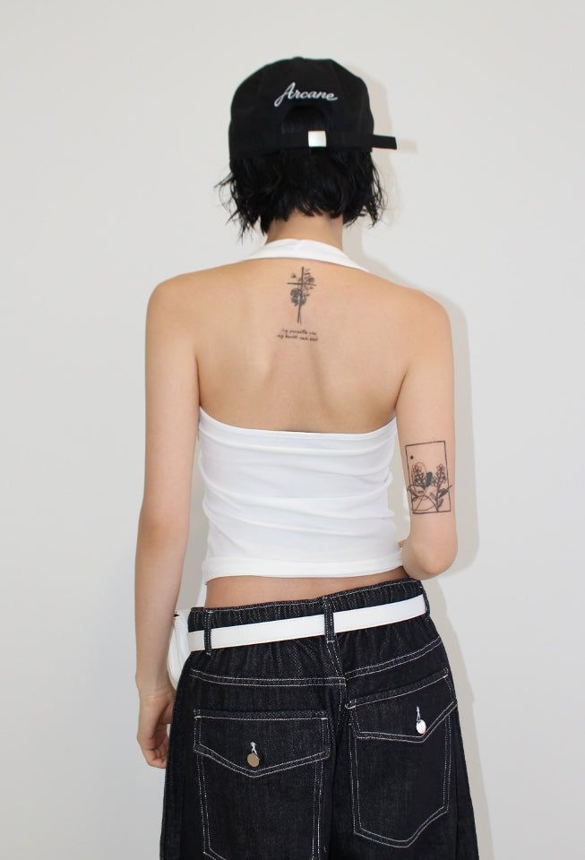 UBS DOT HALTER TOP