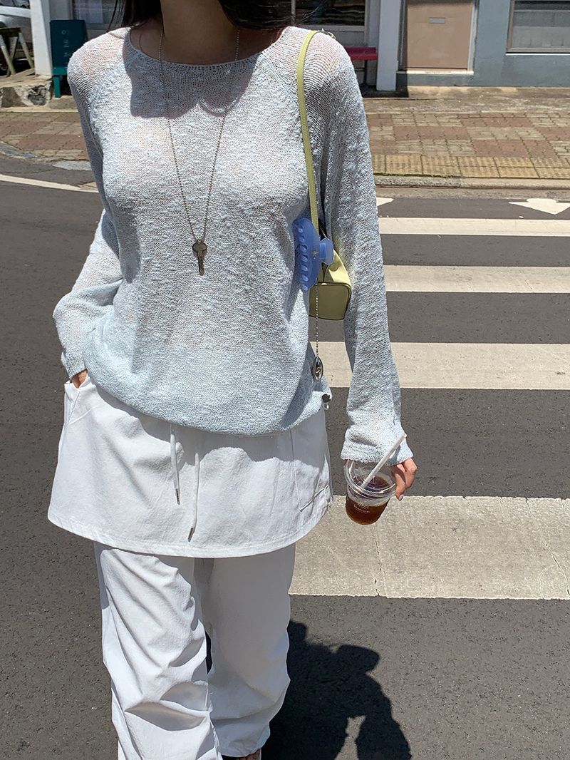 [MADE] Kaen Nylon Layered Skirt Banding Pants