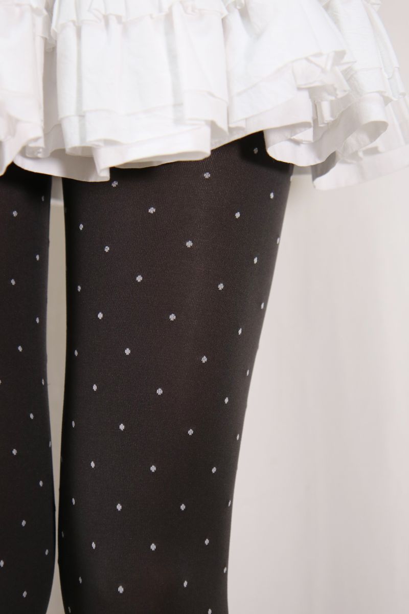 ash brown sugar dot tights