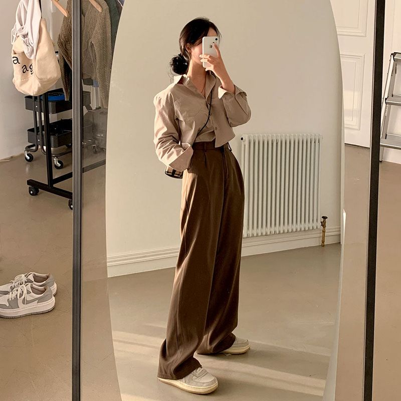 [Bellide made/short, long] standard date wide slacks