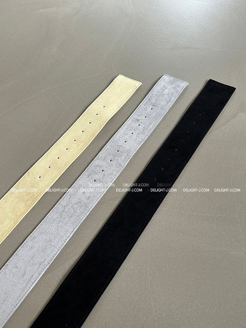 suede wide belt