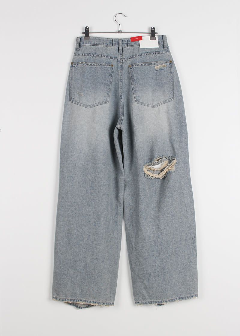 DAMAGE VINTAGE DENIM PANTS