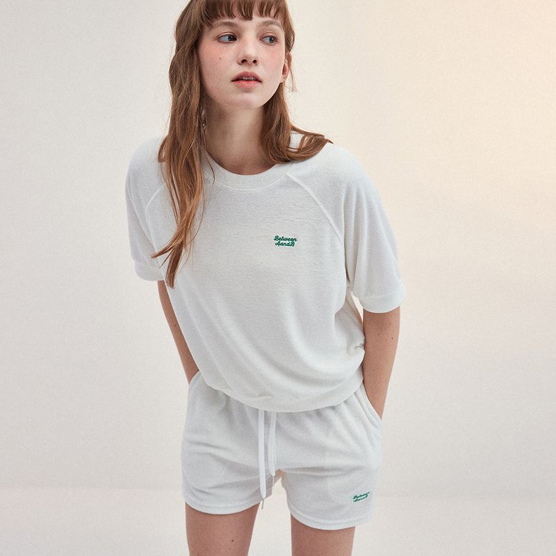 TERRY RAGLAN T-SHIRT_WHITE