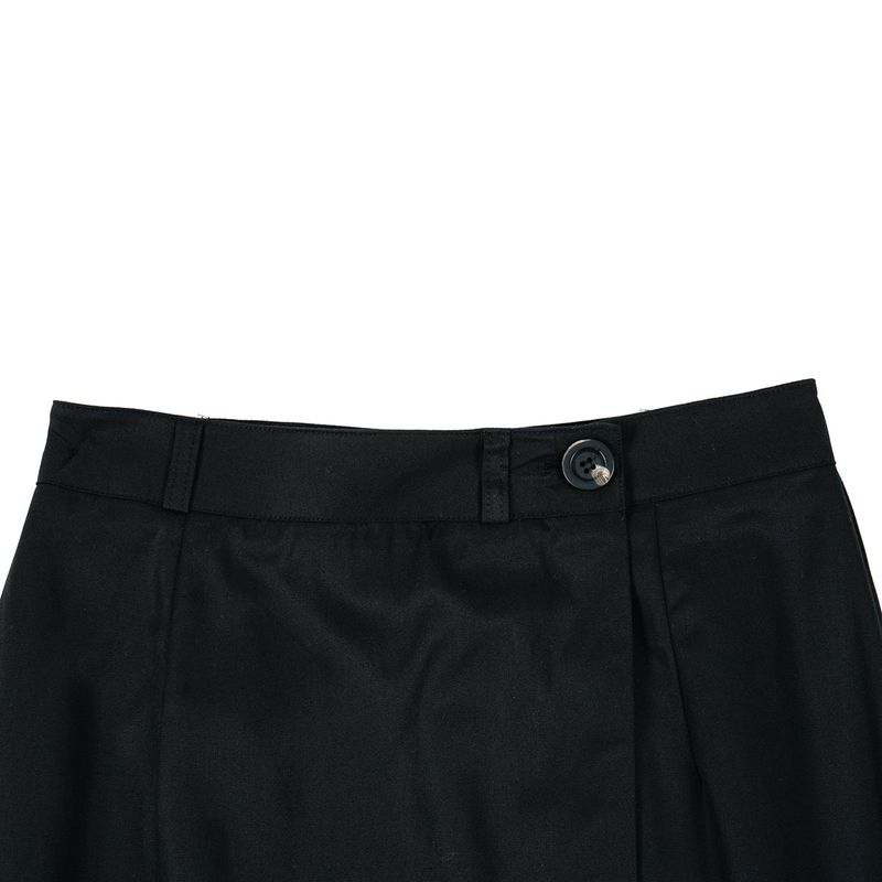 コットンラップスカート / COTTON WRAP SKIRT_BLACK