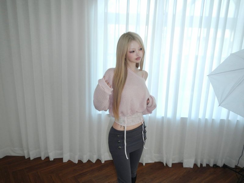 marshmallow unbal knit(3 color)
