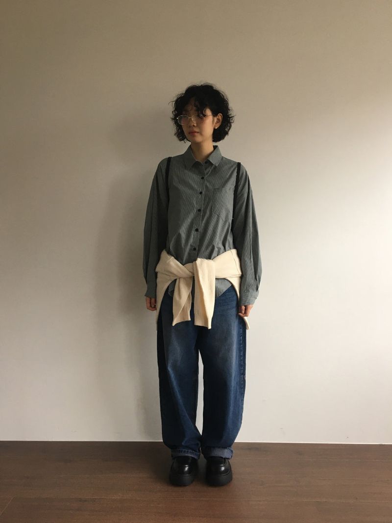 Barrel Wide Balloon Denim (1color)