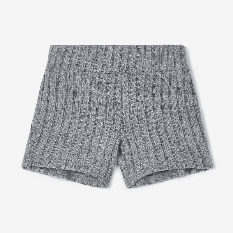 Knit Shorts Gray