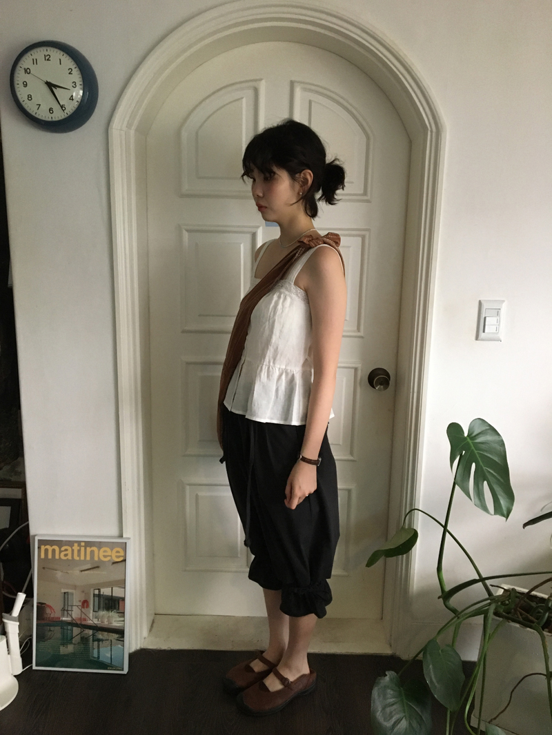 Neige frill harem pants (2color)