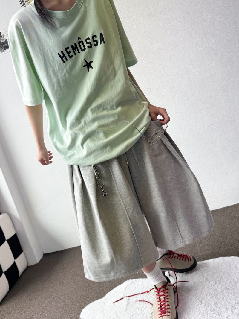 Mohevi Minty Sun Oversized Tee 4color