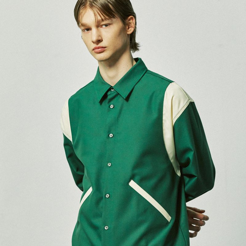 essential varsity shirts green