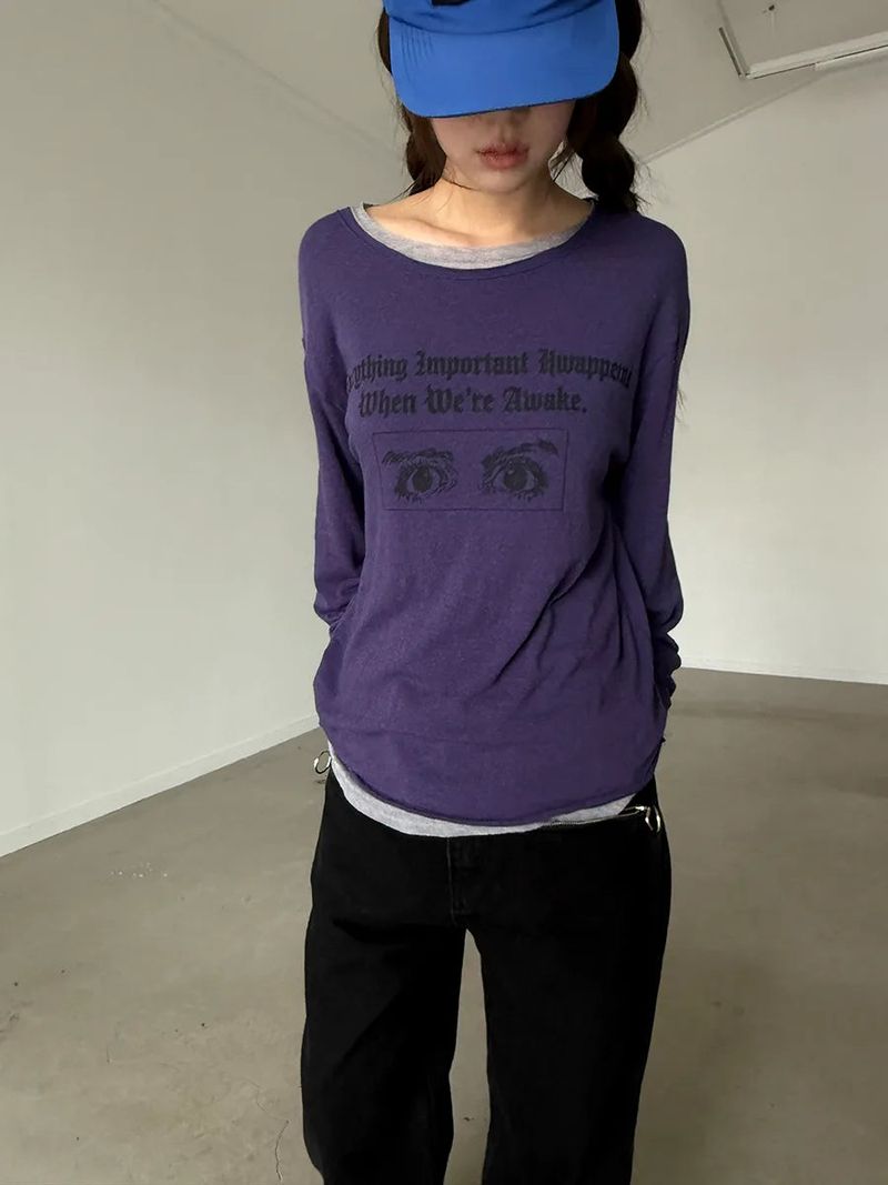 eyes printing cutting T