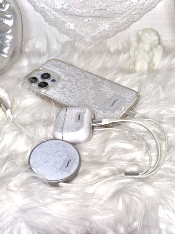 Angel Veil Lace AirPods Case