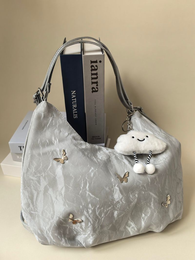 Cloud Doll Keyring Included Buttefly Plated Ribbon Balletcore bag