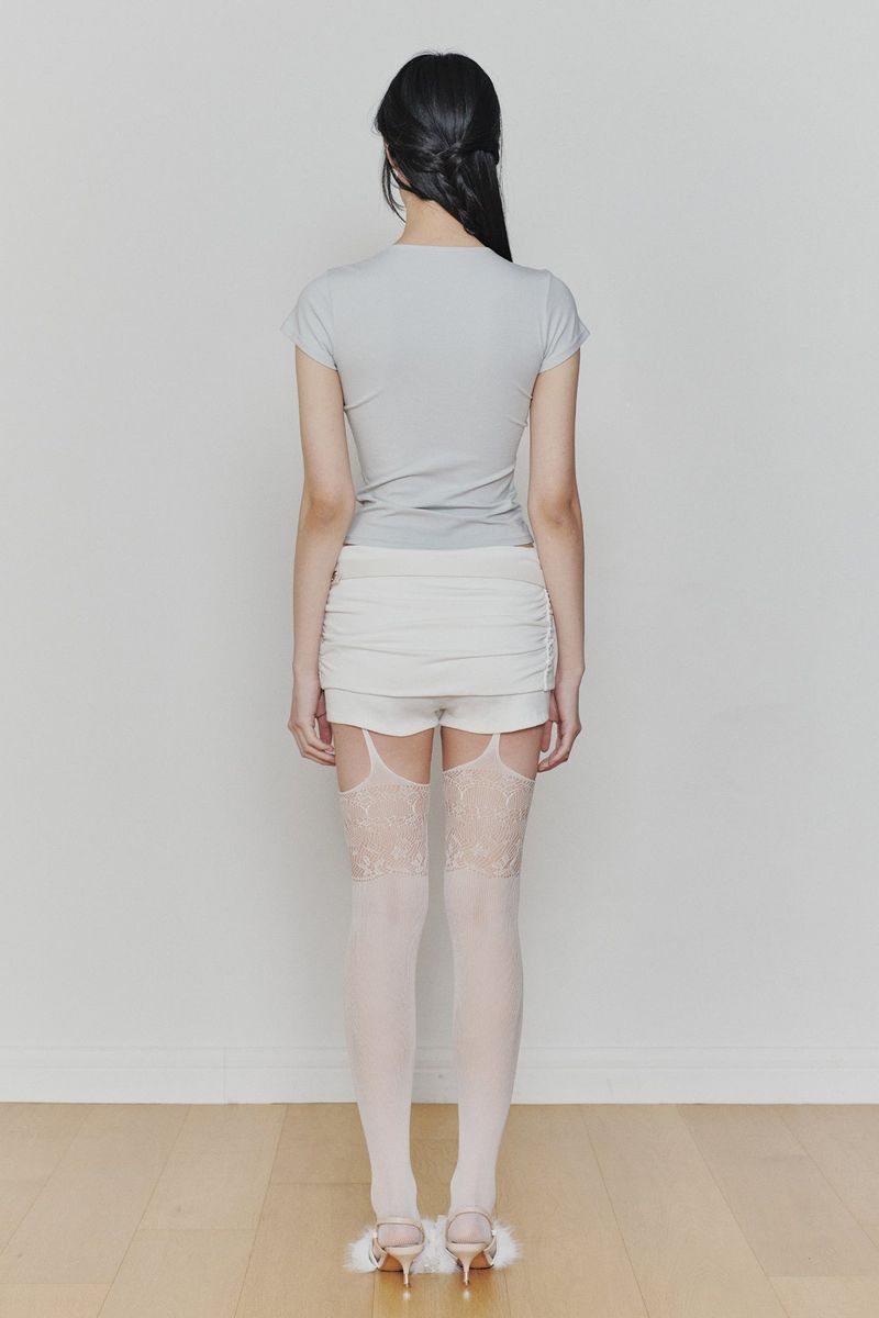 FRAGILE GRAPHIC TEE light mint