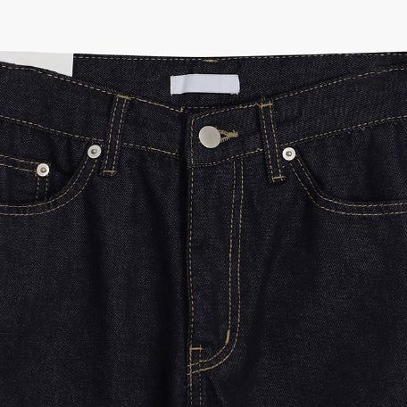Knob Stitch Bootcut Raw Denim