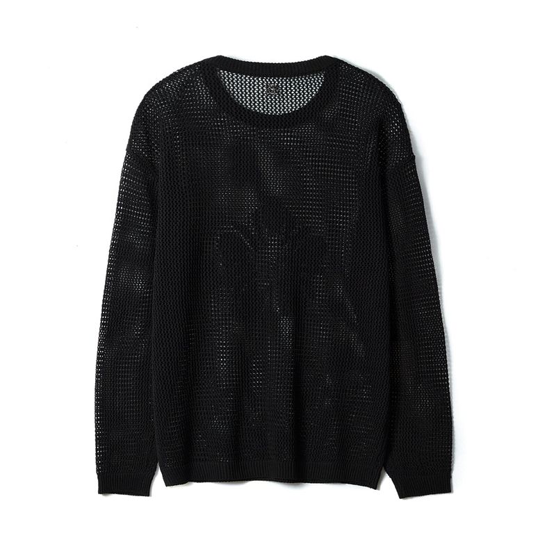 [24SS LSD COLLECTION] MUGUNG Crochet Knit Pullover_Black