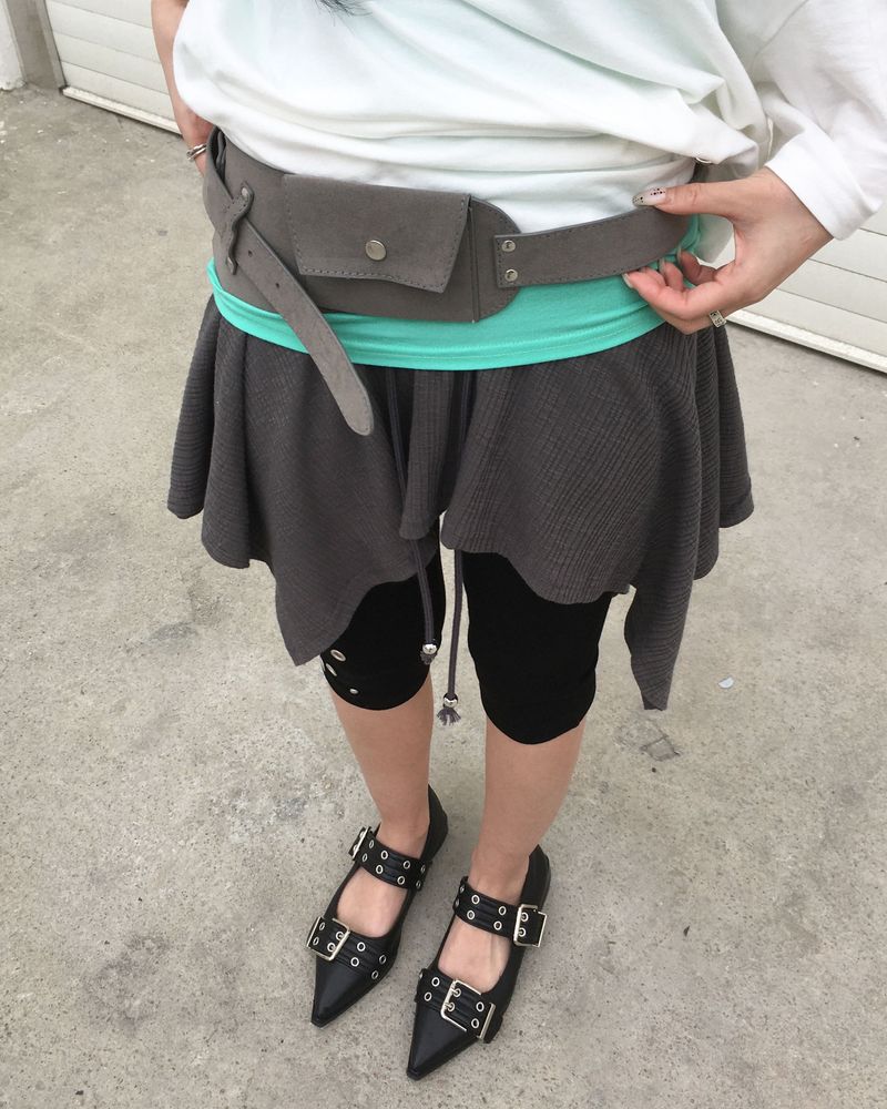 Folding flare skirt