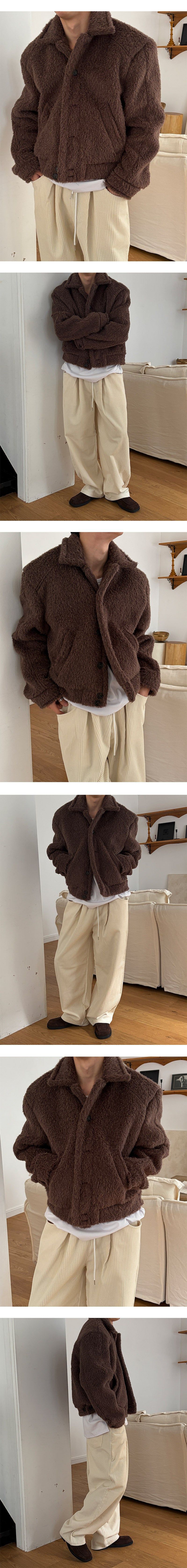 [F/W] Dumble hair short jacket(2color)