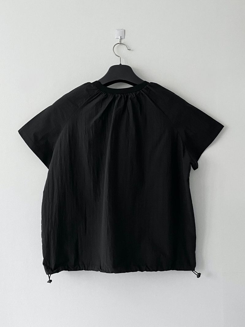 String point short-sleeved