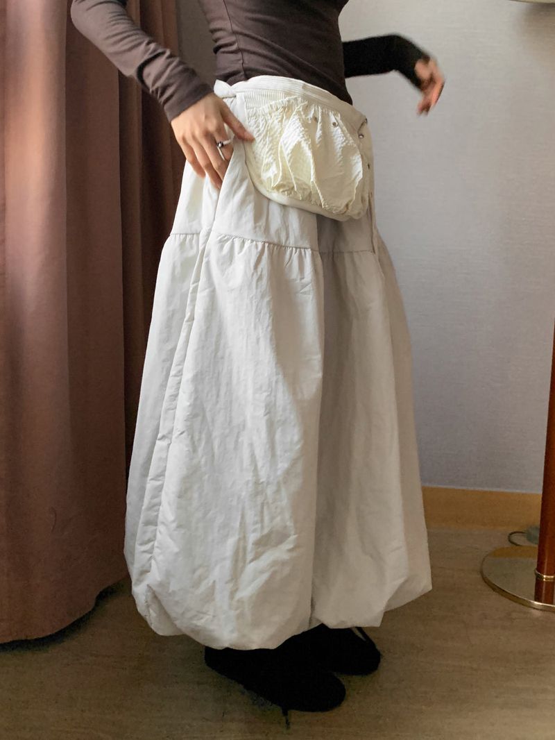  BALLOON PADDED SKIRT