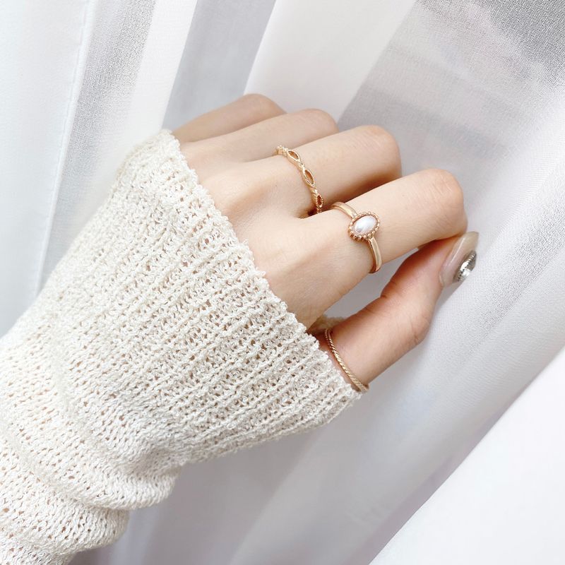 Blingmoon(ブリングムーン)の「Royal Pearl Ring Set (2 color)(Accessories)」