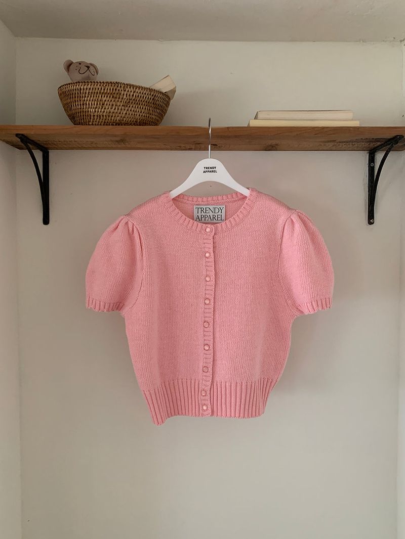 [MADE] Rendez Cashmere Puff Cardigan