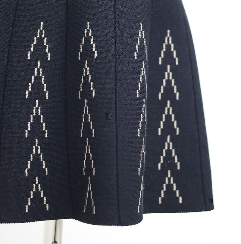 Ethel pattern knit skirt