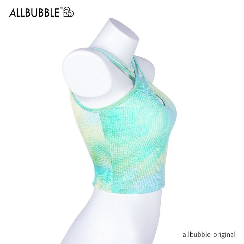 allbubble  mint green vest