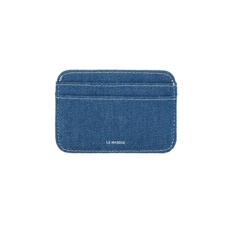 Daisy Slim Mini Transportation Card Wallet denim